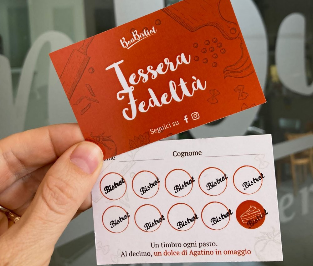 Tessere Fedeltà Pieghevoli 10 Caselle - Nero Gold - Per Estetiste, Parrucchieri, Negozi (50 Pz) - Foto 5